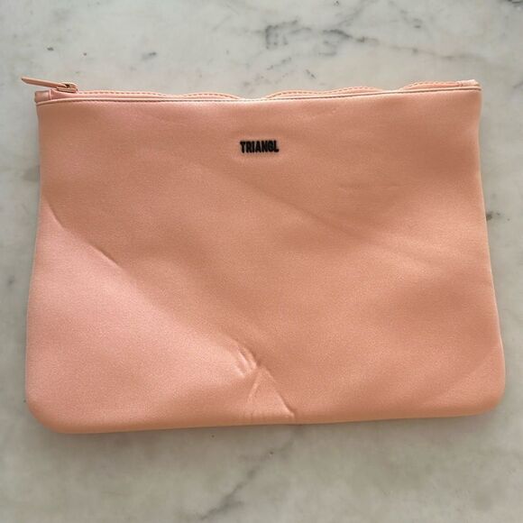 TRIANGL NEOPRENE Swim Travel or Makeup Bag PECHE NEW - Picture 1 of 5